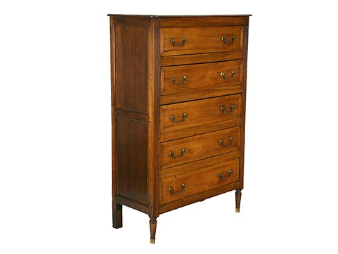 Tall Fruitwood Commode