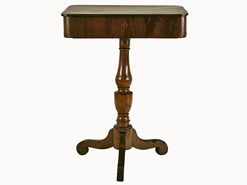 Walnut 1-Drawer Work Table