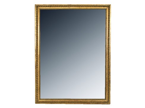 Carved Giltwood and Gesso Mirror