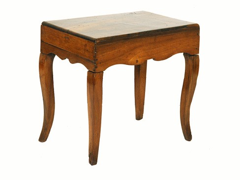 Ceramic Mounted Walnut Bidet Tabouret