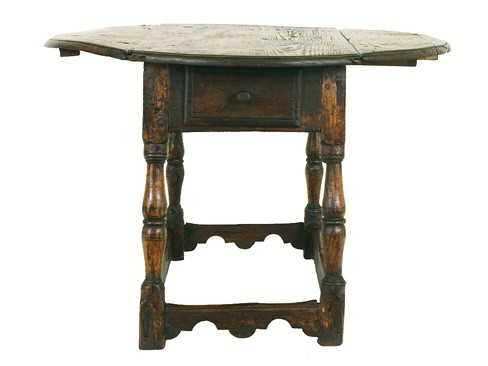 Pinewood Low Dropleaf Table