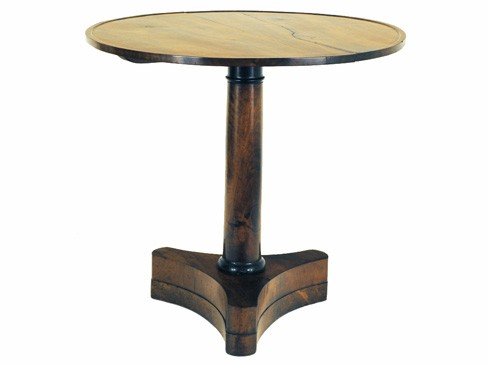 Walnut Tilt-Top Table
