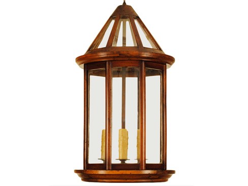Walnut Octagonal Lantern