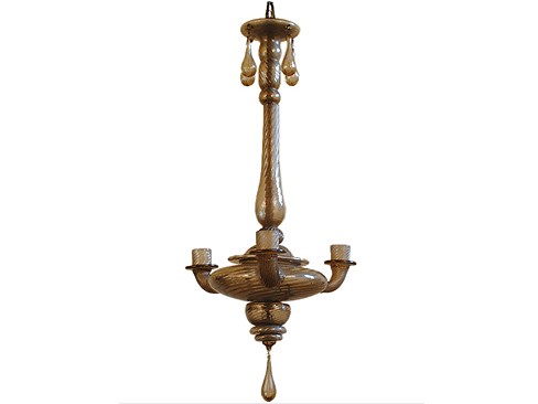 Murano Glass 3-Light Chandelier