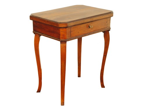 Walnut and Gilt Trimmed Table