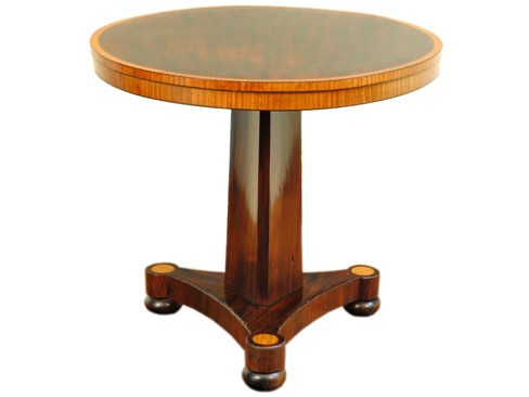 Rosewood and Maple Center Table