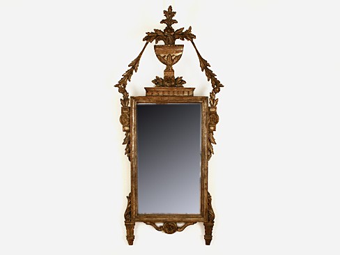 Silver Gilt Mirror