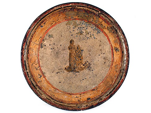 Tole Painted Charger