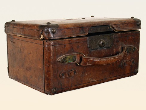 Leather Covered Travel Box
