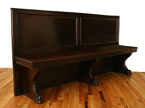 Walnut Hall Bench or Cassapanca