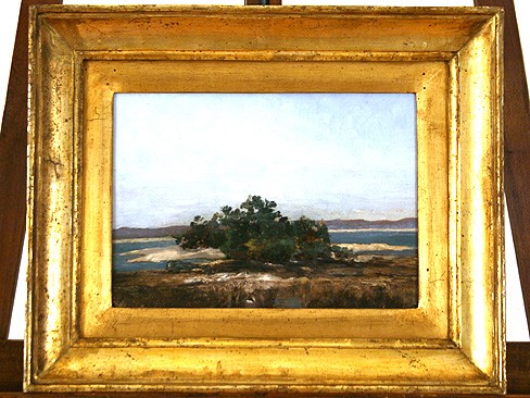 Oil on Canvas, Southern Coastal View