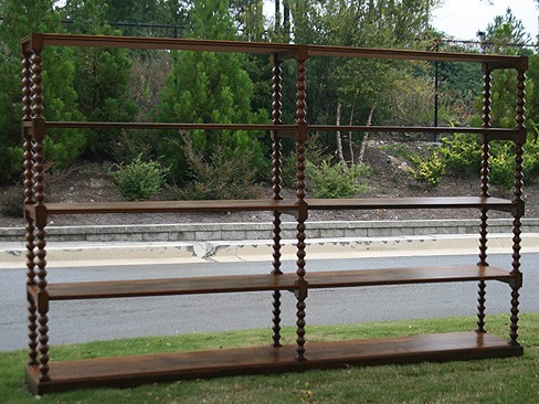 Oak and Pine Large Etagere