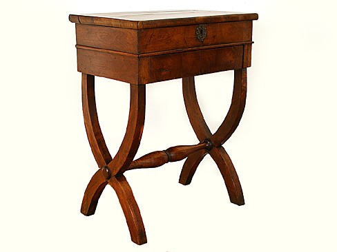 Cherrywood Hinged Top 1-Drawer Work Table