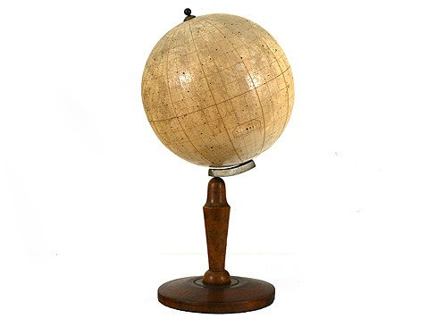 Celestial Globe on Turned Fruitwood Stand