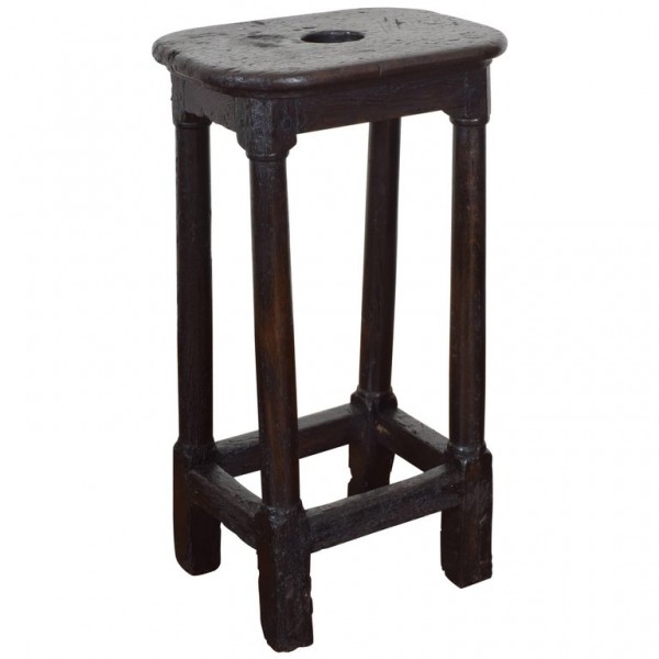 Oak Traveling Stool