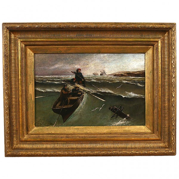 Oil on Canvas in Period Giltwood Frame