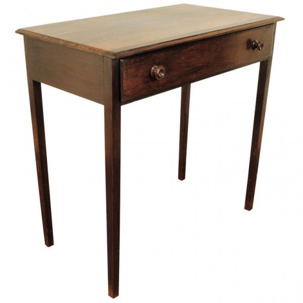 Rosewood 1-Drawer Table