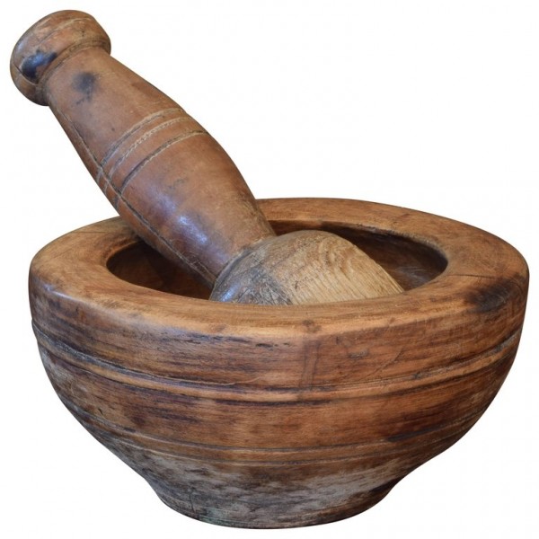 Walnut Mortar and Pestle