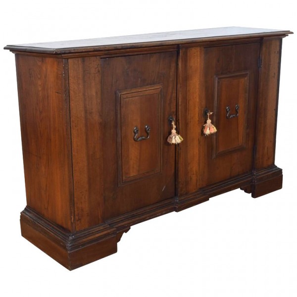 Walnut Two-Door Credenza