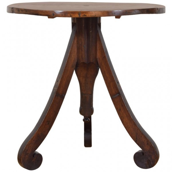 Walnut Tripod Table