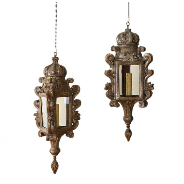 Pair of Mecca 1-Light Hanging Lanterns