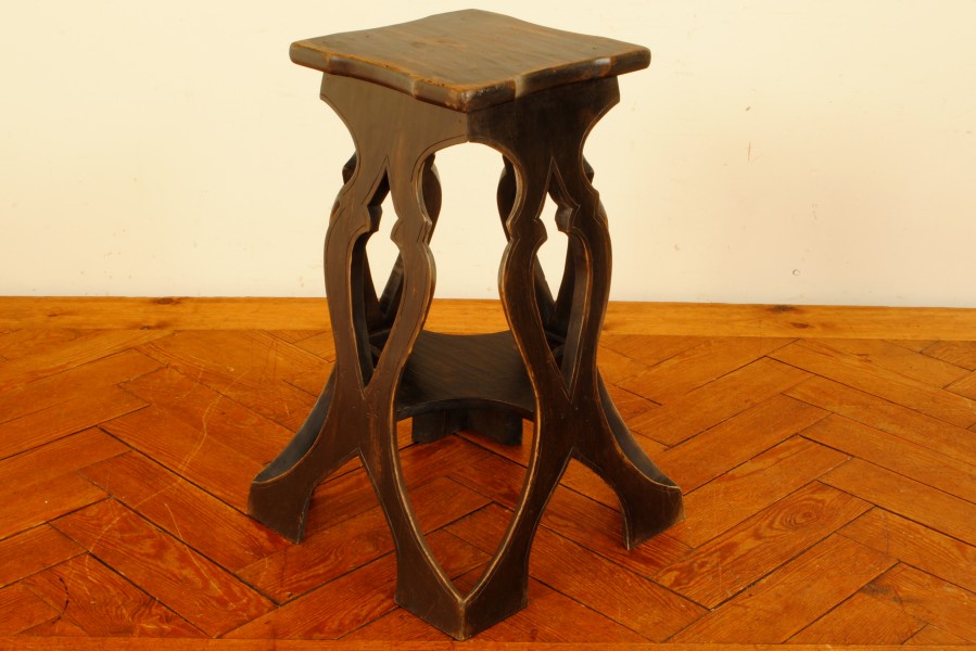 Carved Walnut Low Table (Reproduction)