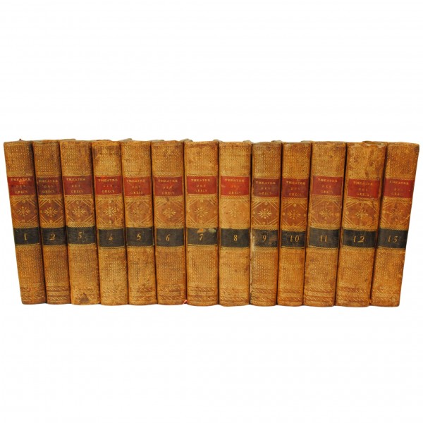 Set of 13 Books: "Theatre des Grecs"