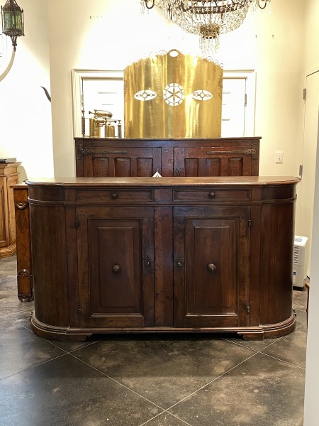 Walnut 2-Drawer, 2-Door Credenza