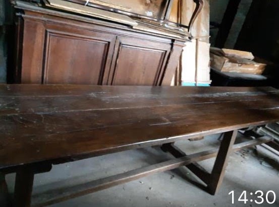 Walnut Trestle Table