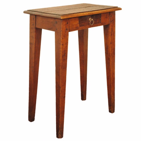 Walnut 1-Drawer Table