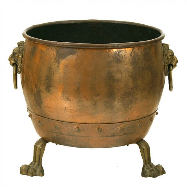 Copper and Brass Planter
