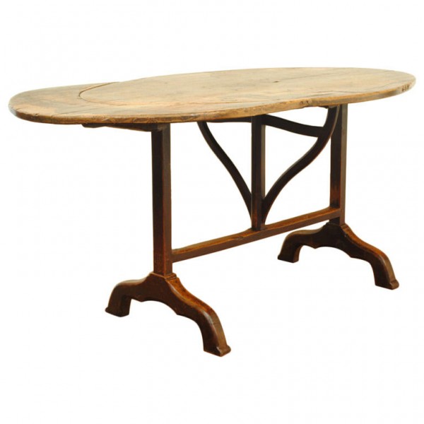 Walnut Folding Vendage Table