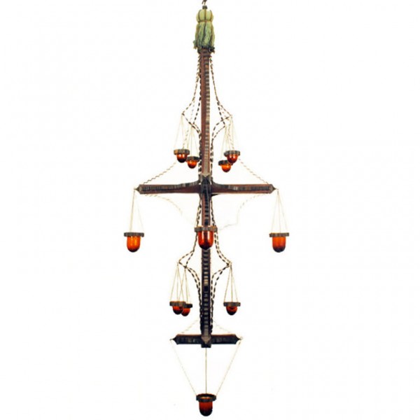 Tall Votive Chandelier