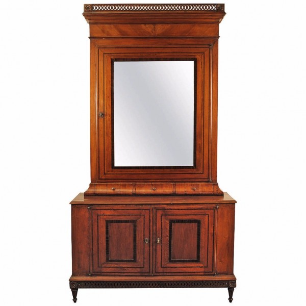 "Trumeau" Cabinet in Walnut