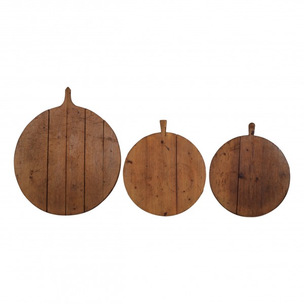 Trio of Circular Cutting Boards