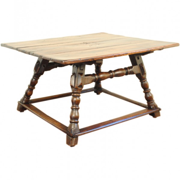 Walnut and Elmwood Altar Table