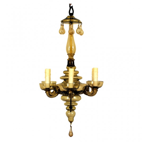 Murano Glass 6-Light Chandelier