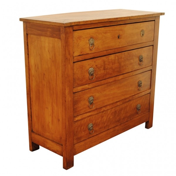 Fruitwood 4-Drawer Commode
