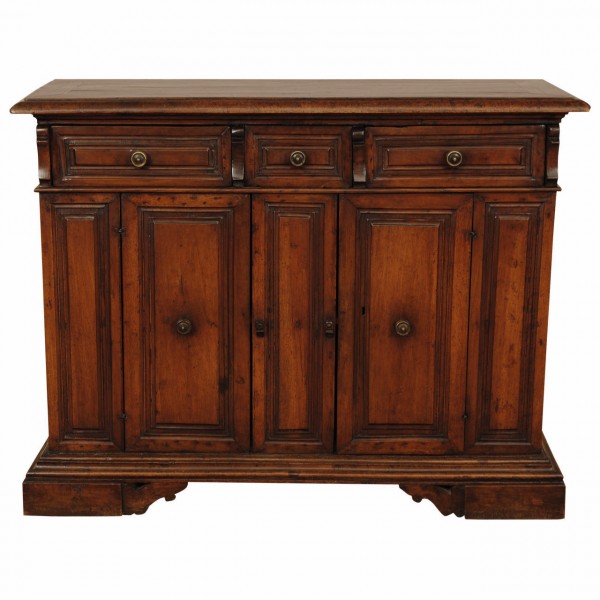 3-Drawer, 2-Door Credenza 