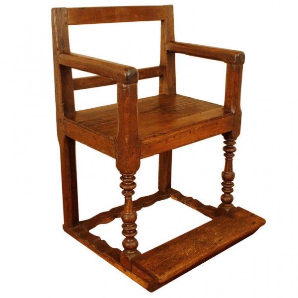 Raised Armchair in Elmwood