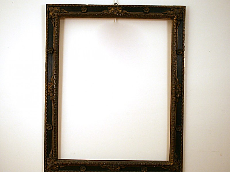 Silver Gilt and Ebonized Frame