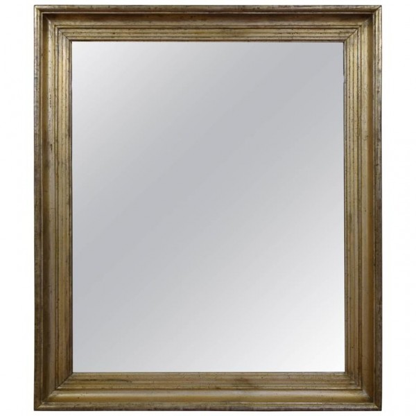 Large Silver Gilt Mirror