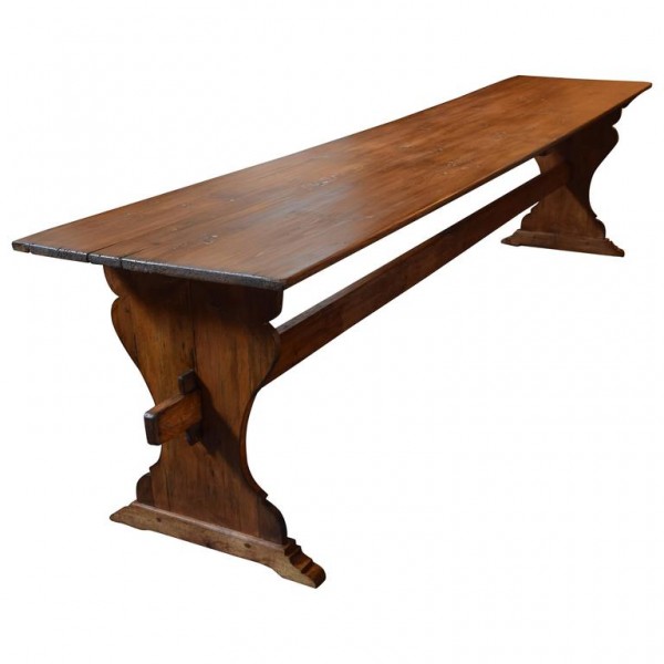 Long Pinewood Hall or Dining Table