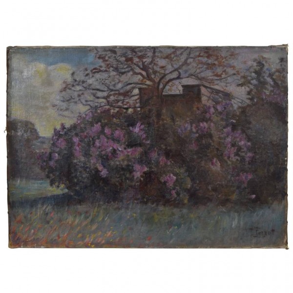 Oil on Canvas, Villa