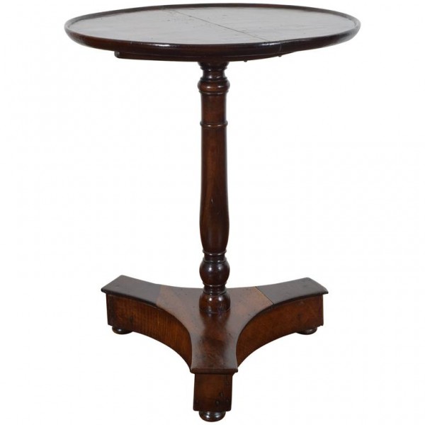 Circular Walnut Table