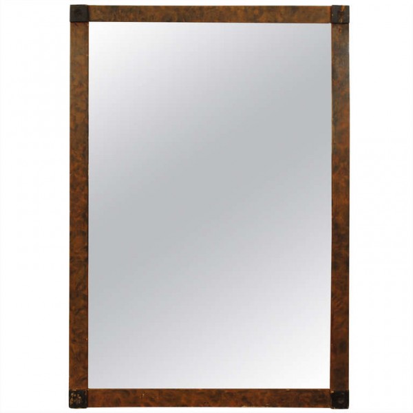 Large Faux Marble Painted Mirror