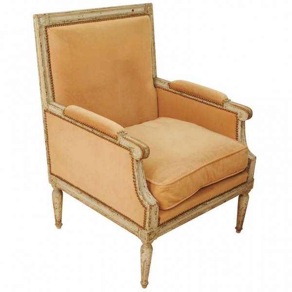 Upholstered Bergere