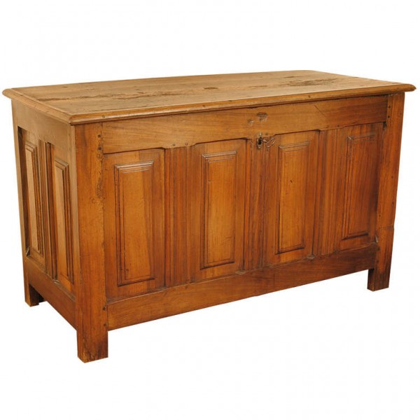 Walnut Paneled Coffer