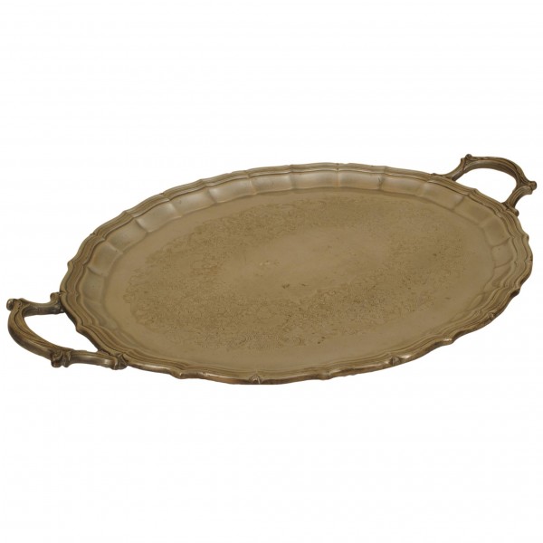 Large Pewter Serving Platter