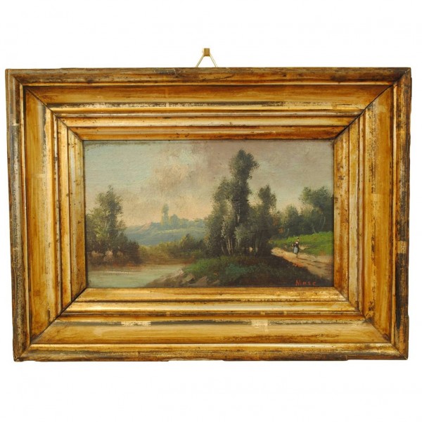 Oil on Wooden Panel